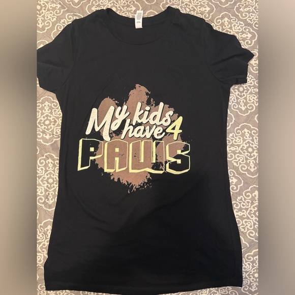 Bella Canvas Tops - Bella Canvas Black T-Shirt with Graphic Print